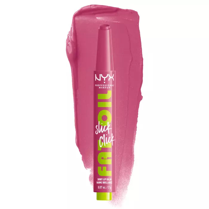 NYX Professional Makeup Fat Oil Slick Click Shiny Tinted Lip Balm Hydrating Oil Sticks