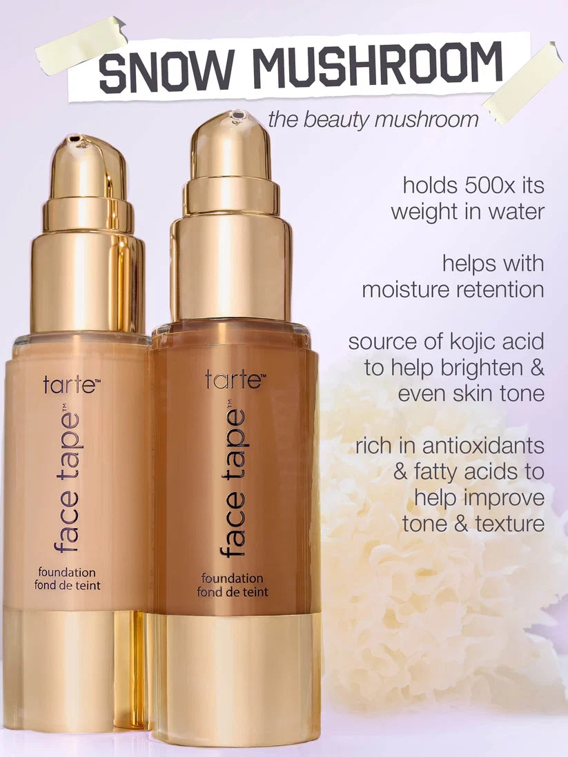 Tarte Face Tape Foundation Double Duty Beauty Full Coverage Liquid Base 30ml