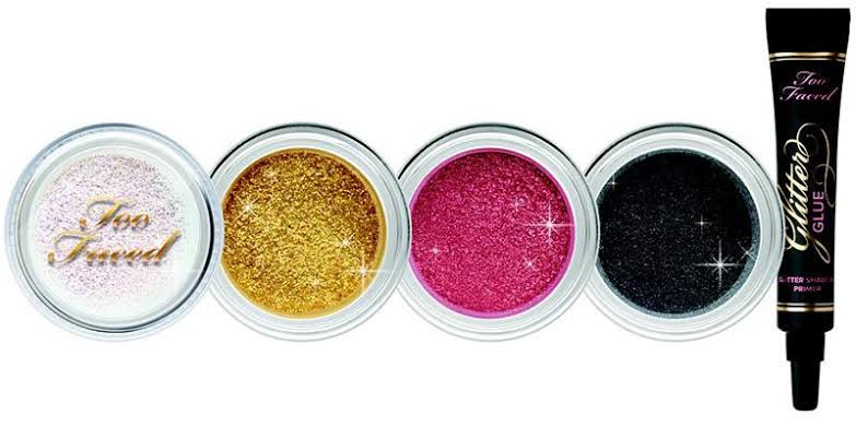 Too Faced Tis The Season To Sparkle 4-Piece Loose Glitter and Glue Makeup Gift Set