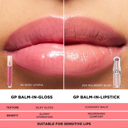 L'Oreal Paris Glow Paradise Balm in Lipstick Hydrating Pomegranate Extract Gloss Tint