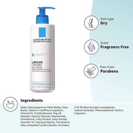 La Roche-Posay Lipikar Daily Repair Moisturizing Lotion 400ml
