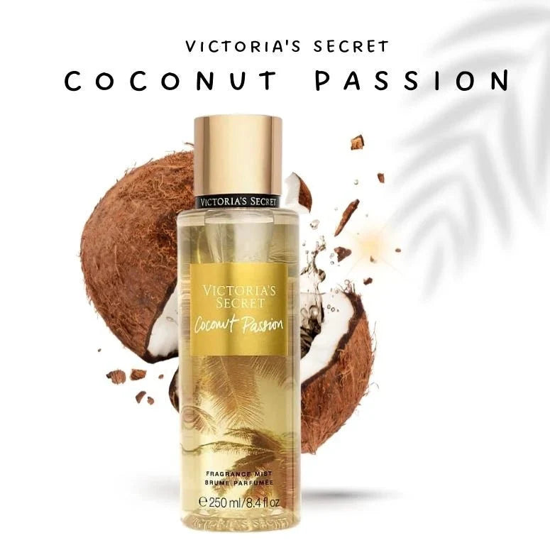 Victoria's Secret Coconut Passion Fragrance Mist - Daily Body Spray (8.4 Fl Oz / 250ml)