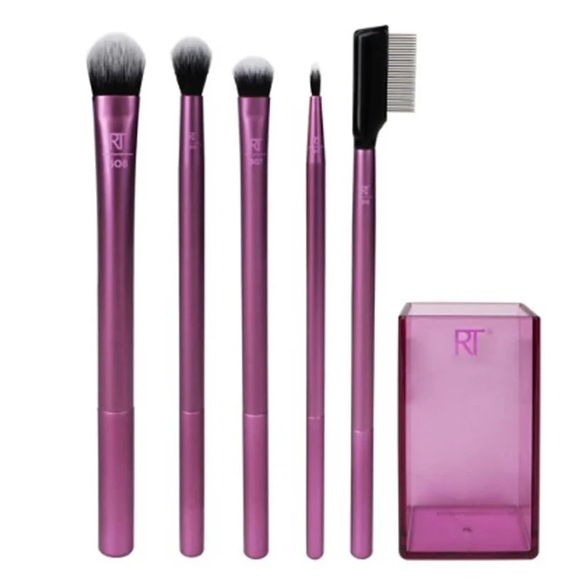 Real Techniques Enhanced Eye Set – Eye Makeup Brushes for Shadow, Eyeliner & Mascara