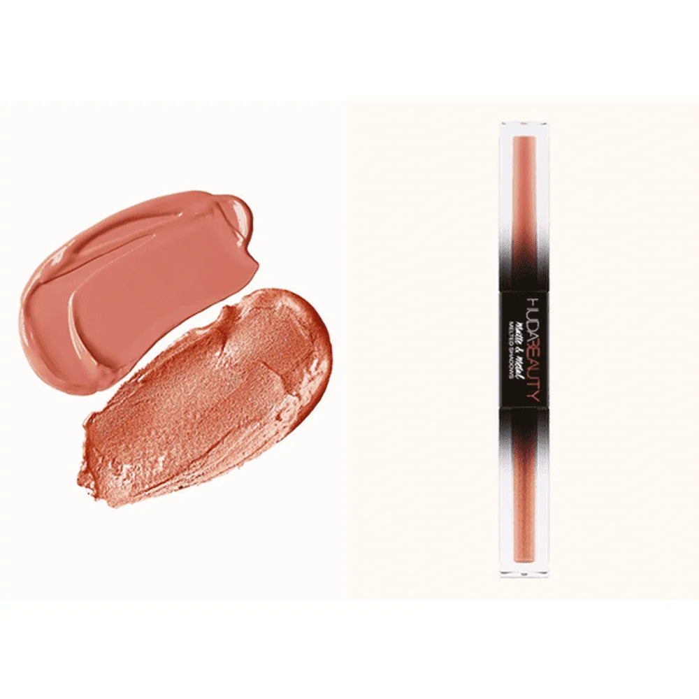 Huda Beauty Matte & Metal Melted Shadows – Double-Ended Liquid Eyeshadow