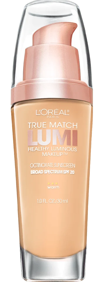 L'Oreal Paris True Match Lumi Healthy Luminous Makeup Broad Spectrum SPF 20 Sunscreen Foundation