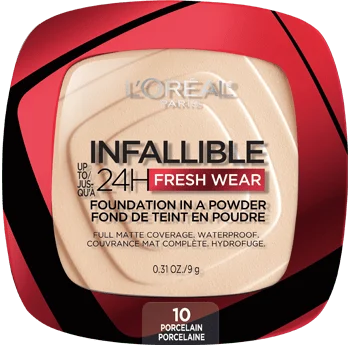 L'Oreal Paris Infallible 24H Fresh Wear Foundation in a Powder Full Matte Coverage