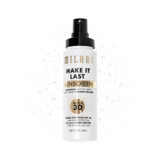 Milani Make It Last Sunscreen Setting Spray SPF 30 – Broad Spectrum UVA/UVB Protection, Makeup Setting Spray, Facial Sunscreen Mist, 2 fl oz / 60 mL