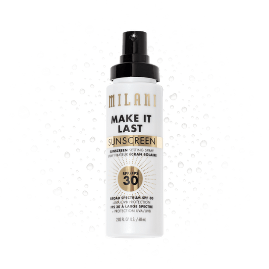 Milani Make It Last Sunscreen Setting Spray SPF 30 – Broad Spectrum UVA/UVB Protection, Makeup Setting Spray, Facial Sunscreen Mist, 2 fl oz / 60 mL