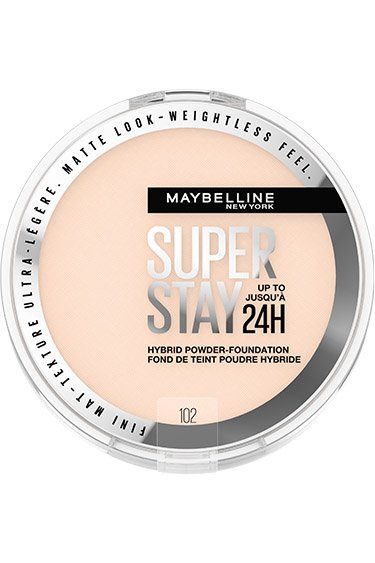Maybelline Super Stay 24HR Hybrid Powder Foundation – Lightweight Matte Finish