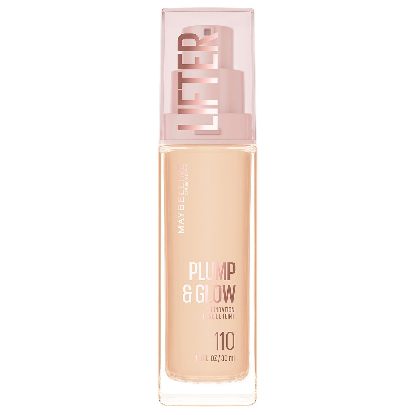 Maybelline Lifter Plump & Glow Foundation 30ml – Hydrating Dewy Finish Liquid Foundation