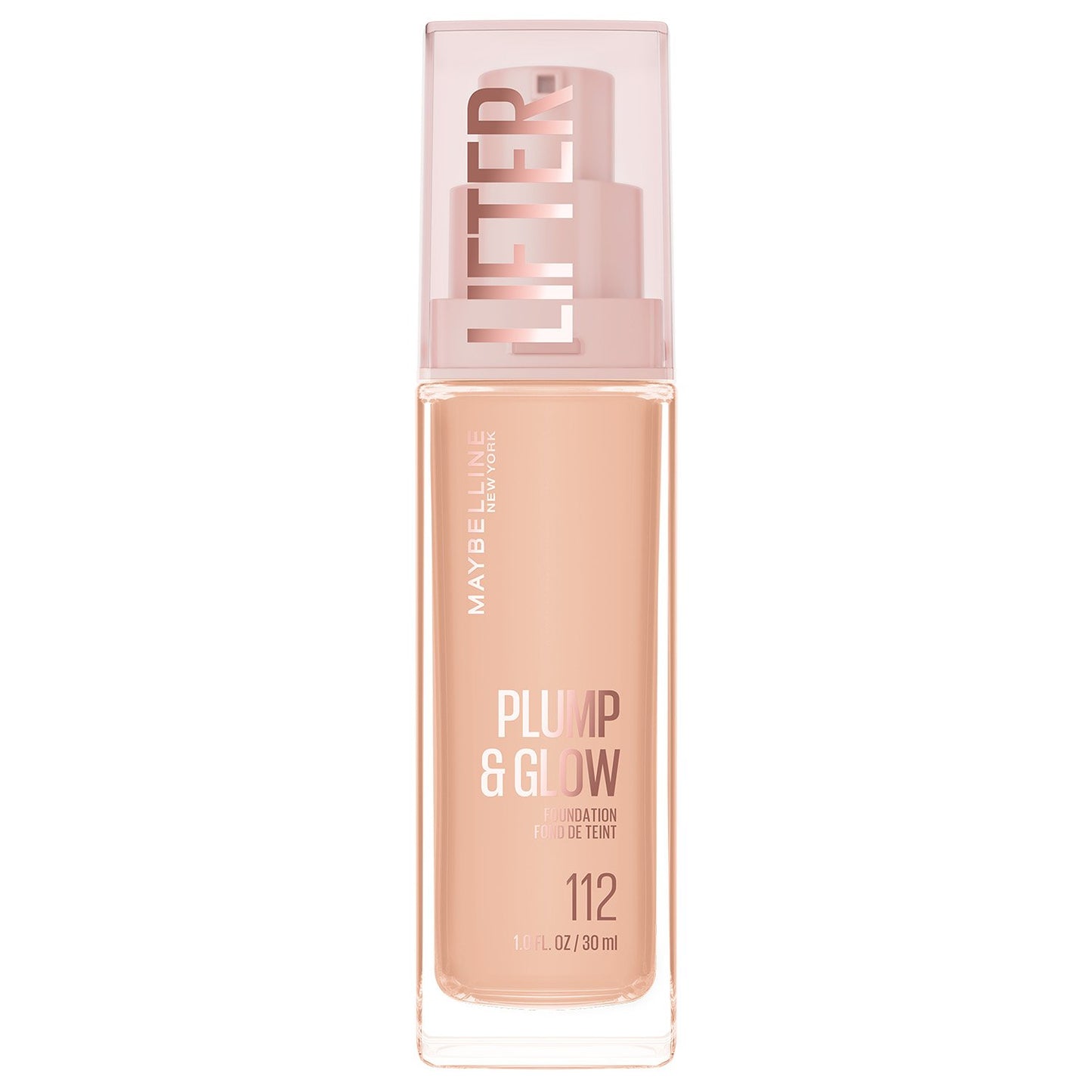 Maybelline Lifter Plump & Glow Foundation 30ml – Hydrating Dewy Finish Liquid Foundation