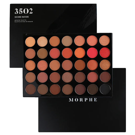 Morphe 35O2 Second Nature Eyeshadow Palette 35 Shades Warm Matte Shimmer