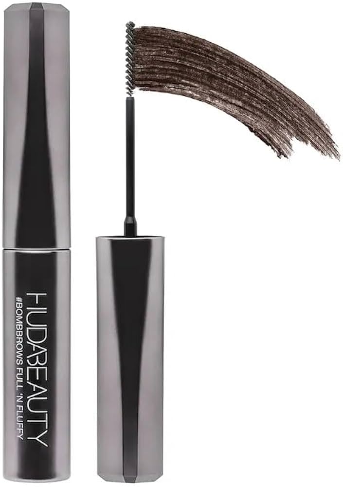 Huda Beauty #BOMBBROWS Full 'n Fluffy Fiber Gel 4.5ml – Volumizing Brow Gel