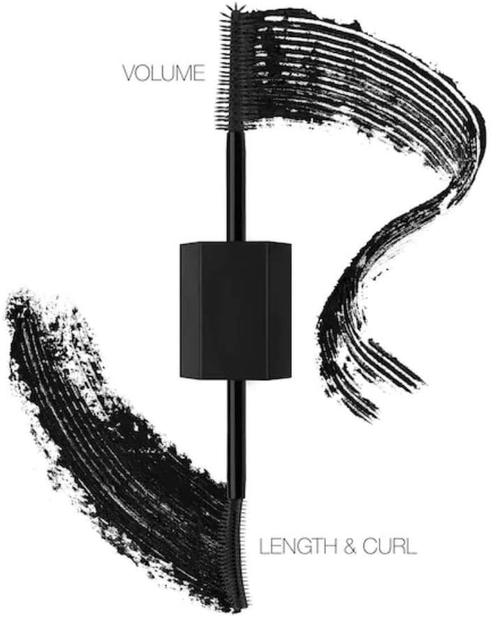 Huda Beauty Legit Lashes Double-Ended Mascara 2 x 8.5ml – Extreme Volume, Curl & Length