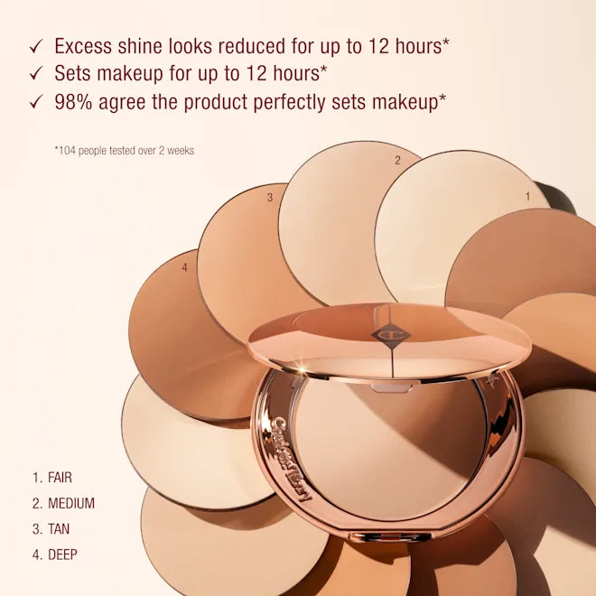 Charlotte Tilbury Airbrush Flawless Finish Powder 0.8g – Mini Complexion Perfecting Micro Powder