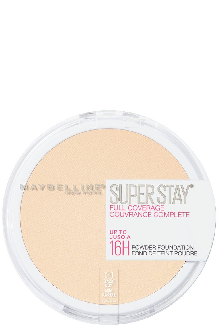 Maybelline Super Stay 16HR Full Coverage Powder Foundation – Matte Finish