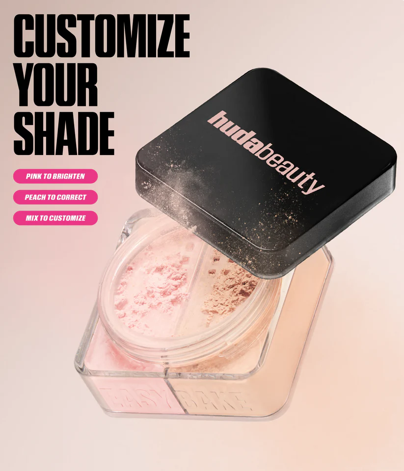 Huda Beauty Easy Bake Duo 2 x 6.5g – Loose Baking and Setting Powder Set