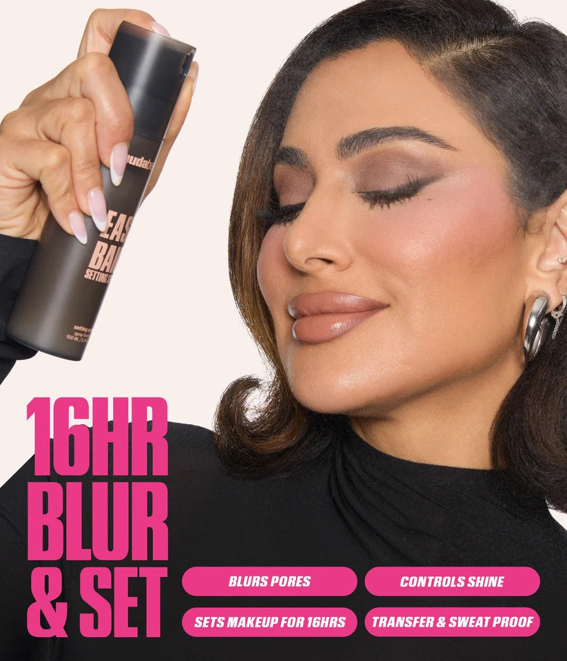 Huda Beauty Easy Bake Setting Spray 100ml – Long Lasting Matte Finisher