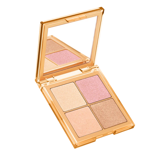 Huda Beauty Glow Obsessions Highlighter Palette 6.4g – Mini Face Illuminator