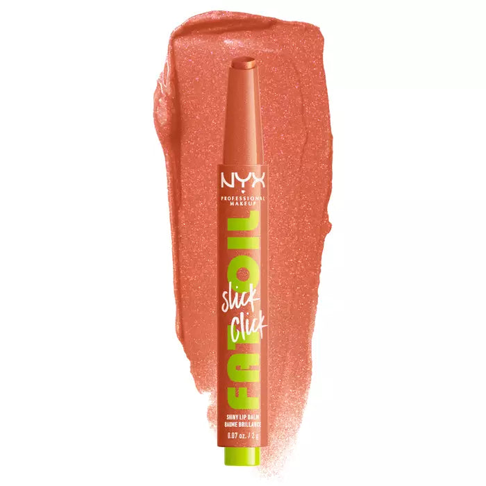 NYX Professional Makeup Fat Oil Slick Click Shiny Tinted Lip Balm Hydrating Oil Sticks