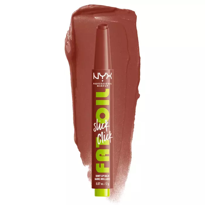 NYX Professional Makeup Fat Oil Slick Click Shiny Tinted Lip Balm Hydrating Oil Sticks
