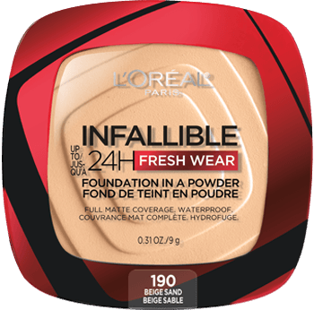L'Oreal Paris Infallible 24H Fresh Wear Foundation in a Powder Full Matte Coverage