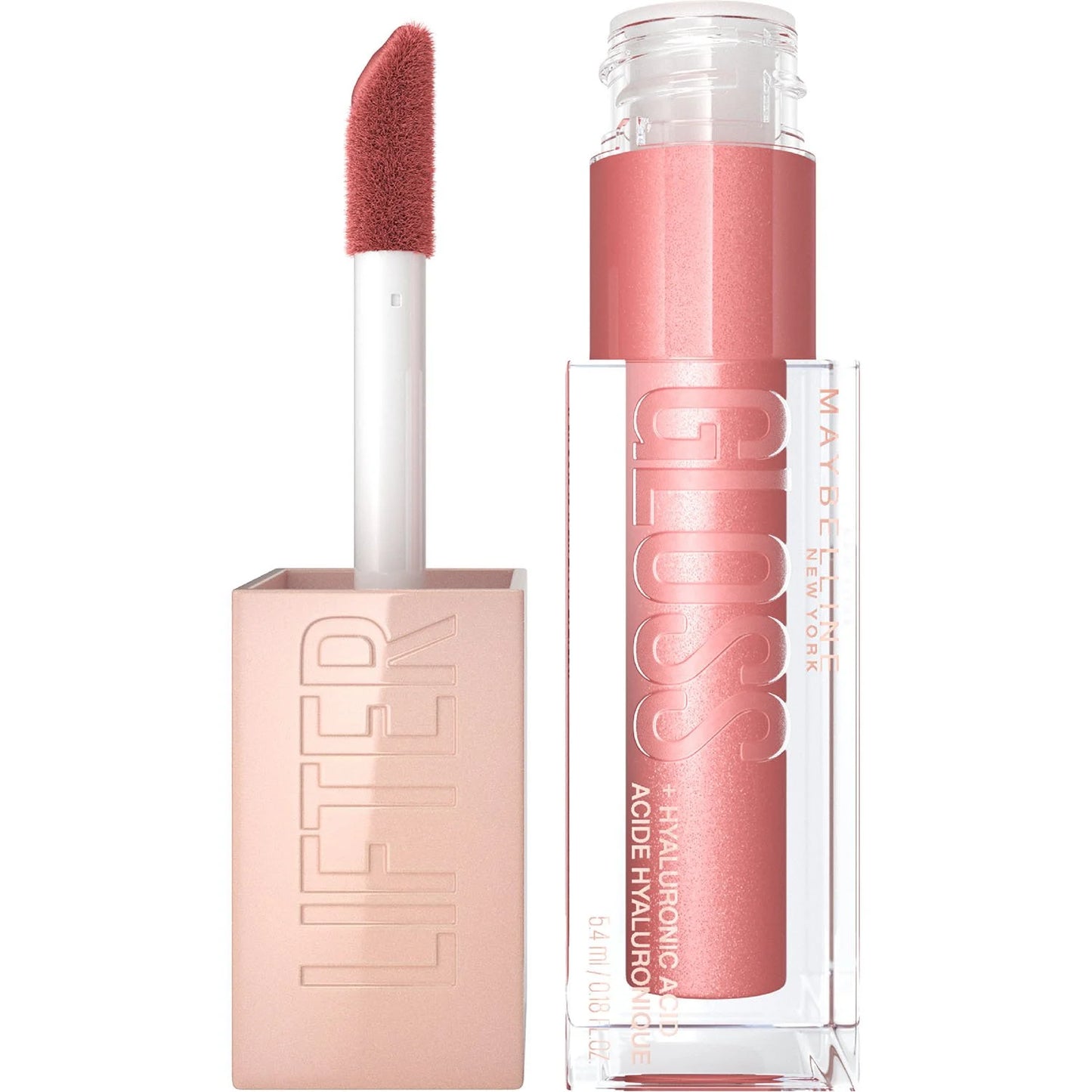 Maybelline Lifter Gloss with Hyaluronic Acid – Hydrating Lip Gloss for Fuller, Shiny Lips