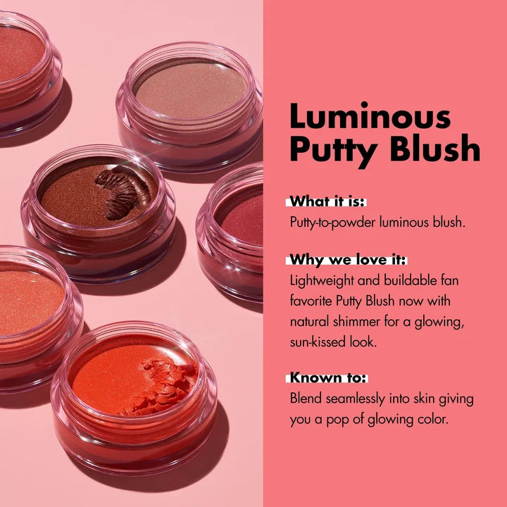 e.l.f. Cosmetics Luminous Putty Blush - Lightweight Shimmer Cream (10g)
