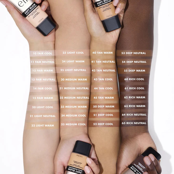 e.l.f. Cosmetics Soft Glam Satin Foundation with Hibiscus Complex (30ml)