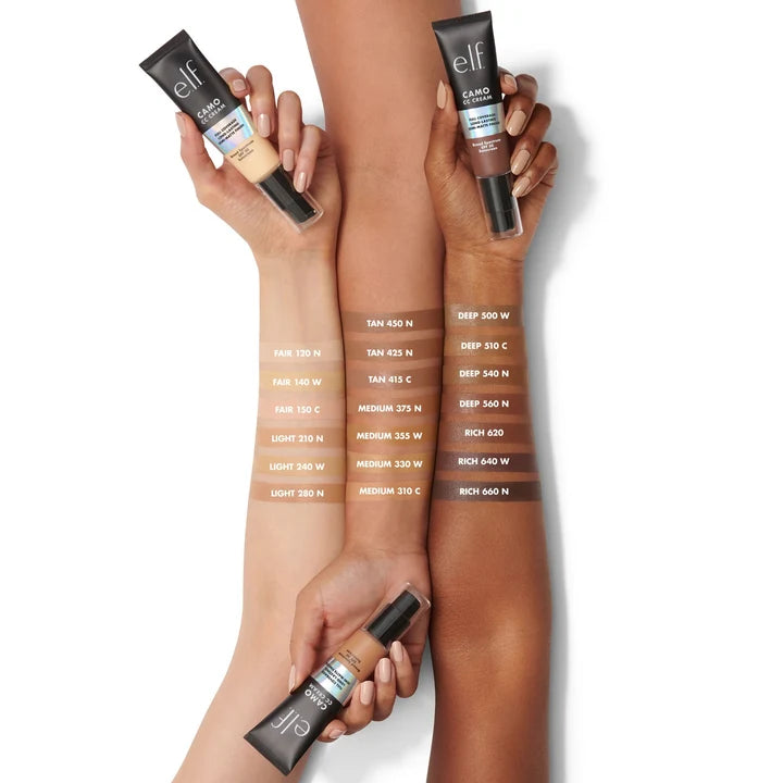 e.l.f. Cosmetics Camo CC Cream - Full Coverage Sunscreen Base (30g)