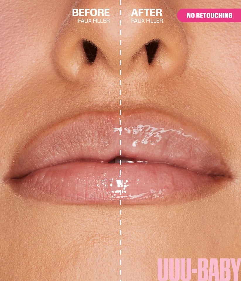 Huda Beauty Faux Filler Extra Shine Lip Gloss 3.9ml – Plumping Lip Gloss