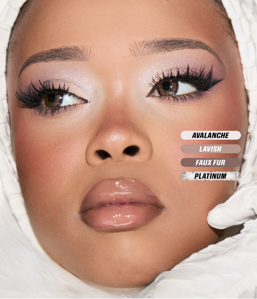 Huda Beauty Icy Nude Eyeshadow Palette 16.1g – 18-Shade Cool-Toned Eyeshadows