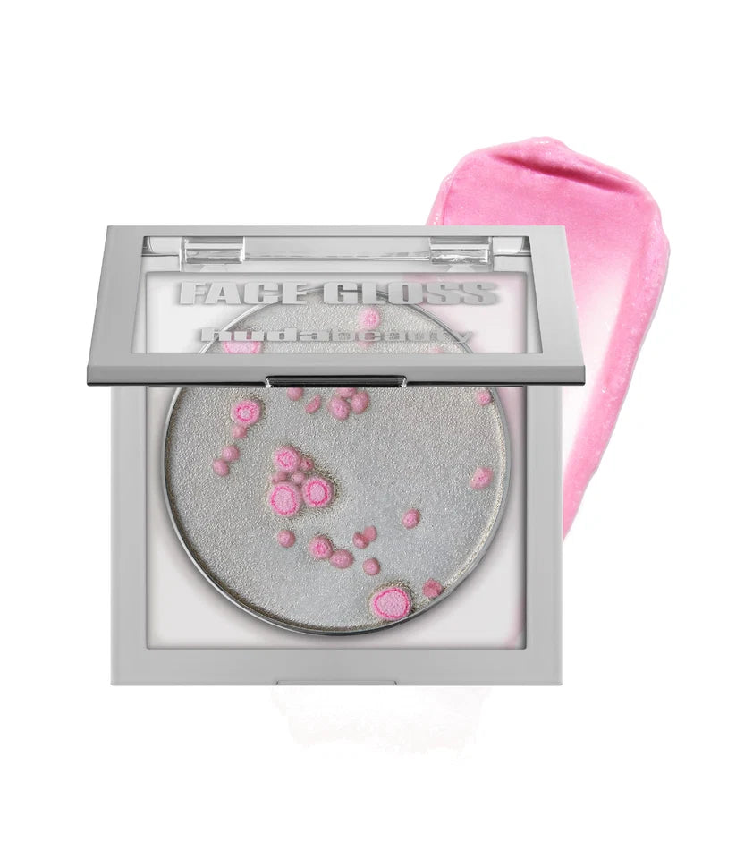 Huda Beauty Icy Nude Face Gloss 4g – Luminous Highlighter and Cheek Gloss