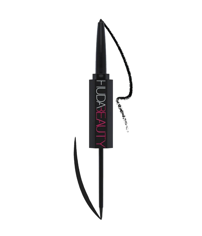 Huda Beauty Life Liner Double Ended Eyeliner Liquid & Pencil – Very Vantablack
