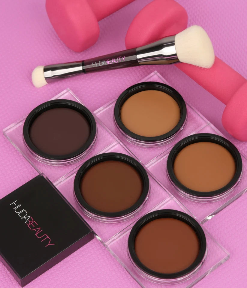 Huda Beauty Tantour Contour & Bronzer Cream 11g – Luxurious Cream-to-Powder Sculpting Base