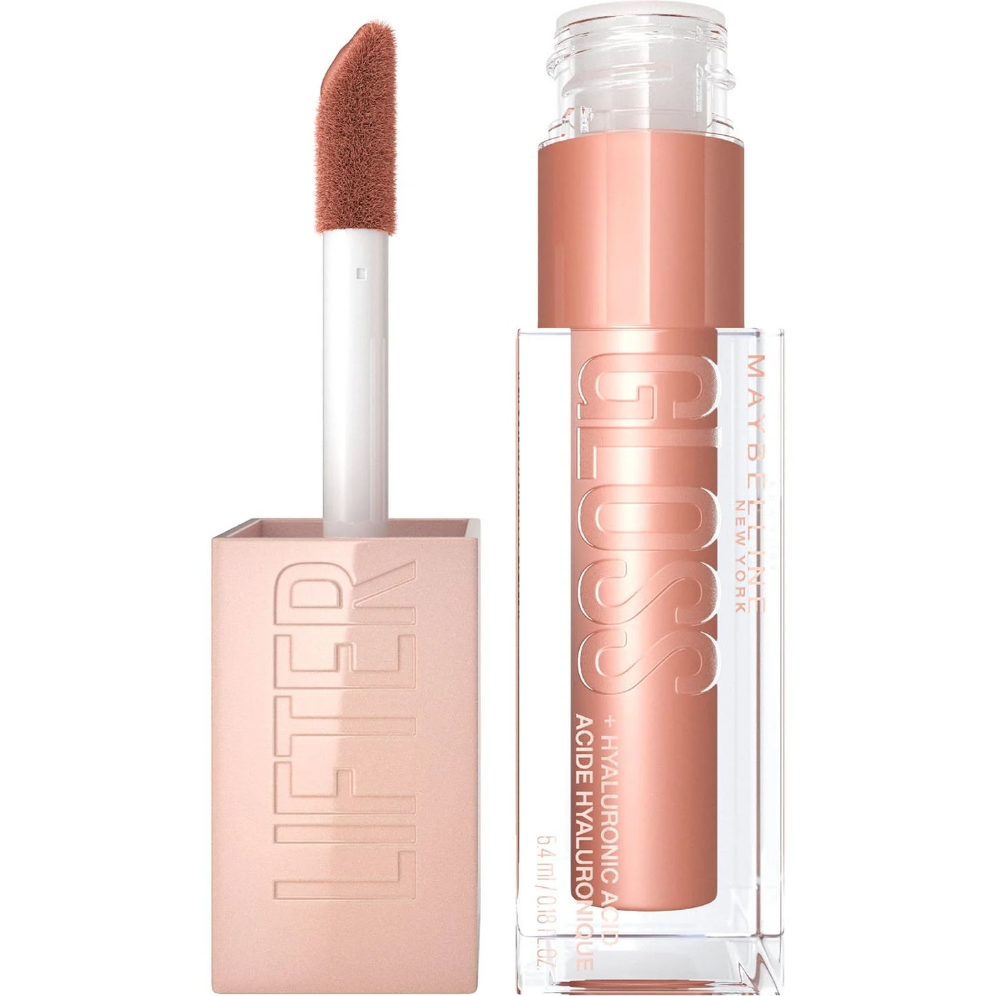 Maybelline Lifter Gloss with Hyaluronic Acid – Hydrating Lip Gloss for Fuller, Shiny Lips