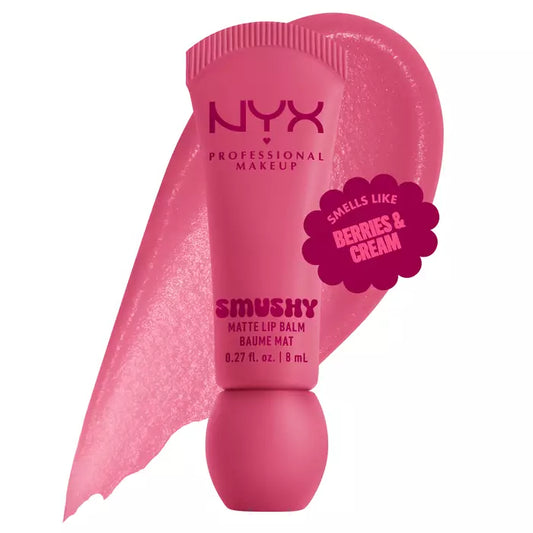 NYX Professional Makeup Smushy Matte Lip Balm Nourishing Blurring Tinted Lip Cream