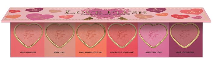 Too Faced Love Flush Long Lasting 16 Hour Blush Wardrobe Palette