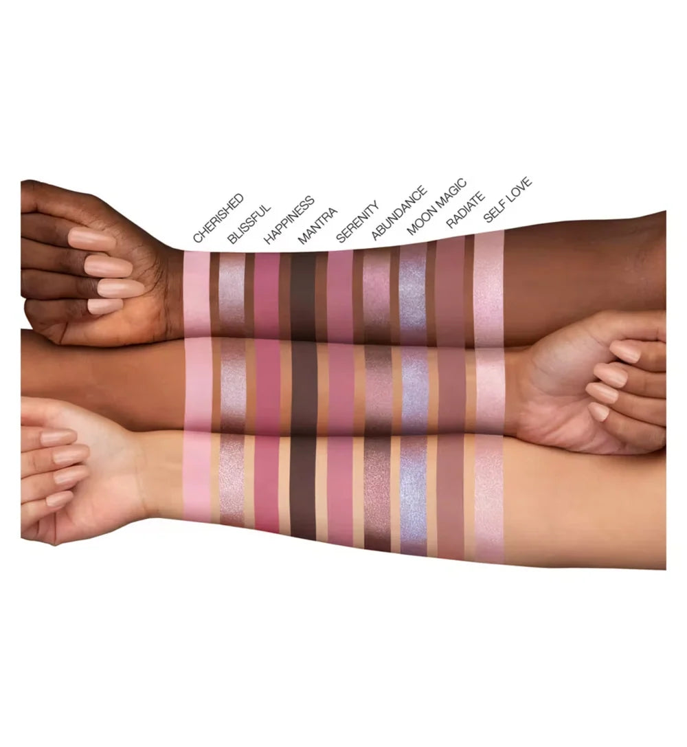 Huda Beauty Rose Quartz Eyeshadow Palette – 18 Shades of High-Pigment Rose Crystals