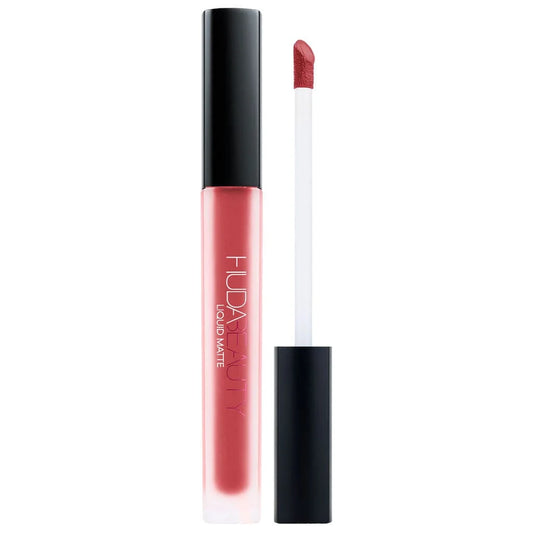 Huda Beauty Demi Matte Cream Lipstick 3.6ml – High-Pigment Velvet Hydrating Lip Color