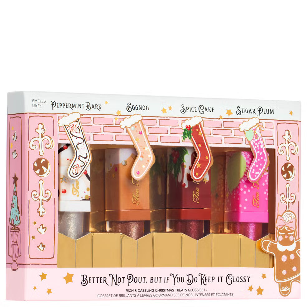 Too Faced Better Not Pout But If You Do Keep It Glossy Lip Gloss Set