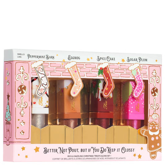 Too Faced Better Not Pout But If You Do Keep It Glossy Lip Gloss Set