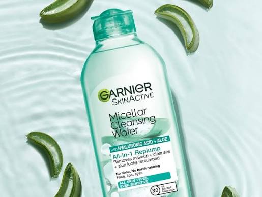 Garnier SkinActive Micellar Cleansing Water Hyaluronic Acid Aloe All in 1 Replump 700ml