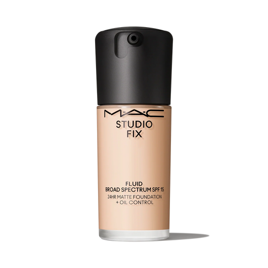 MAC Studio Fix Fluid SPF 15 Matte Foundation NC10 Longwear Liquid Complexion