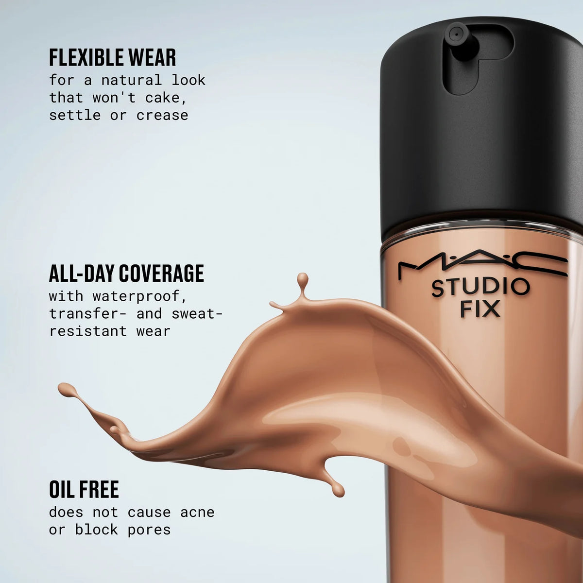 MAC Studio Fix Fluid SPF 15 Matte Foundation NC10 Longwear Liquid Complexion