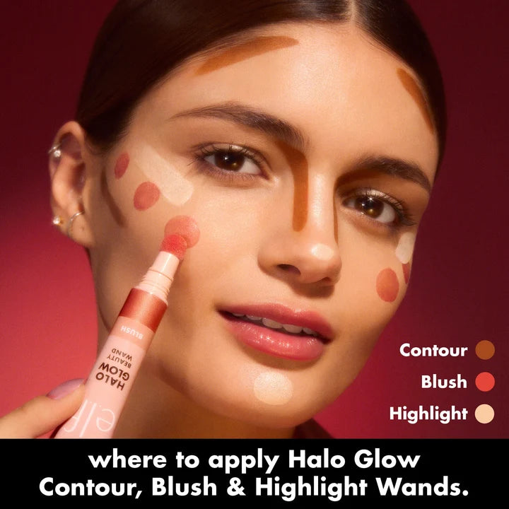 e.l.f. Cosmetics Halo Glow Highlight Beauty Wand - Rose Quartz (10ml)