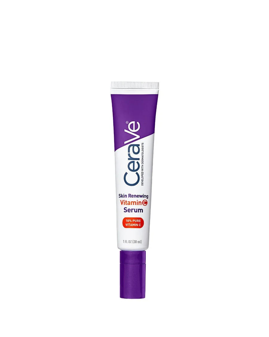 CeraVe Skin Renewing Vitamin C Serum with Hyaluronic Acid & Ceramides – Brightening Face Serum 30ml