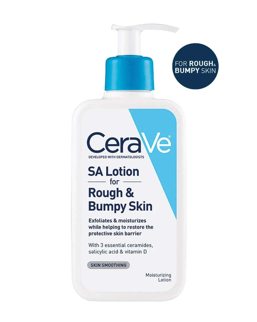 CeraVe SA Lotion for Rough & Bumpy Skin 237ml – Salicylic Acid Moisturizing Body Lotion