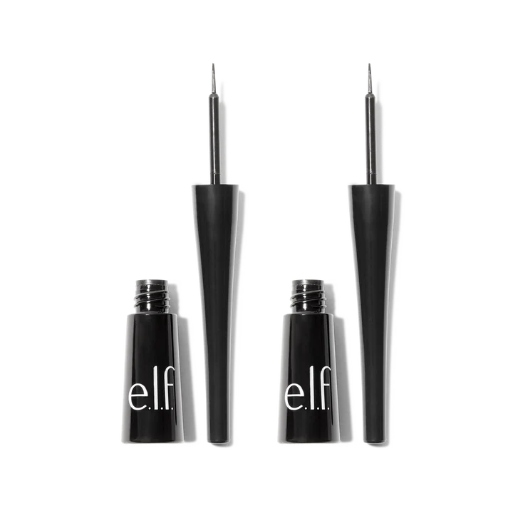 e.l.f. Cosmetics Expert Liquid Eyeliner Set of 2 - Jet Black (2 x 4.2ml)