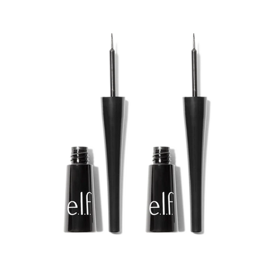 e.l.f. Cosmetics Expert Liquid Eyeliner Set of 2 - Jet Black (2 x 4.2ml)